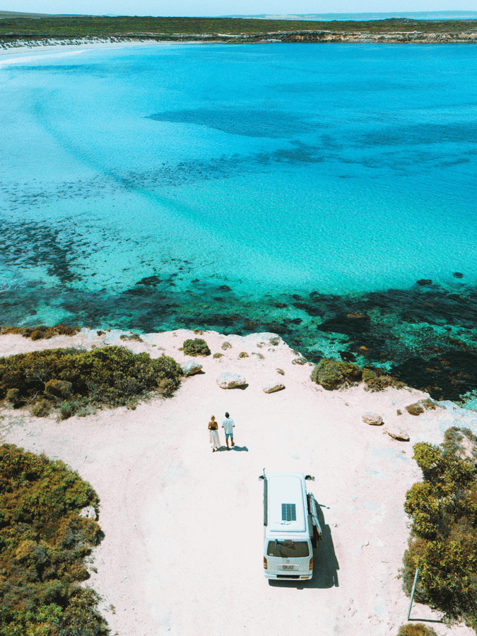 Motorhome on Fishery Bay, SA