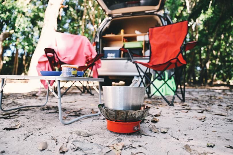 Aventus 2 Camping set up, QLD